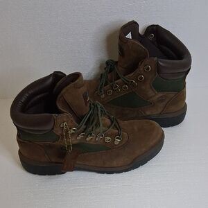 Timberland Field Boot Waterproof Dark Brown Hiking Men's Boots Size 9.5